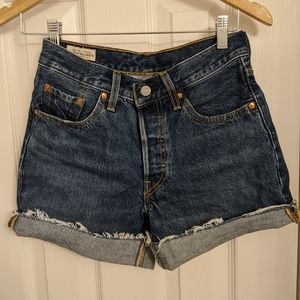 Levi's Premium 501 Cuffed Shorts size 24